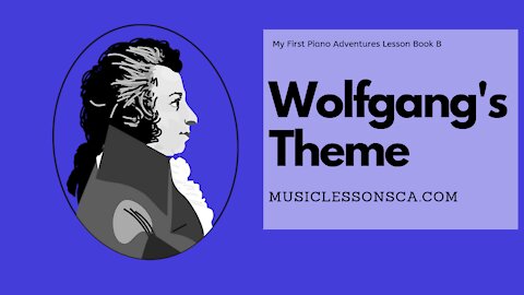 Piano Adventures Lesson Book B - Wolfgang's Theme