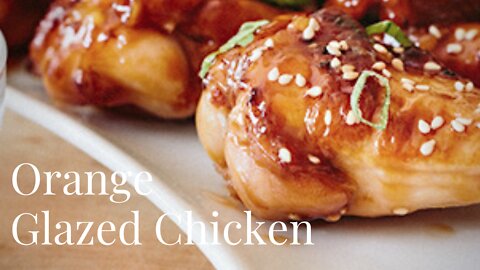 Orange Glazed Chicken Wings