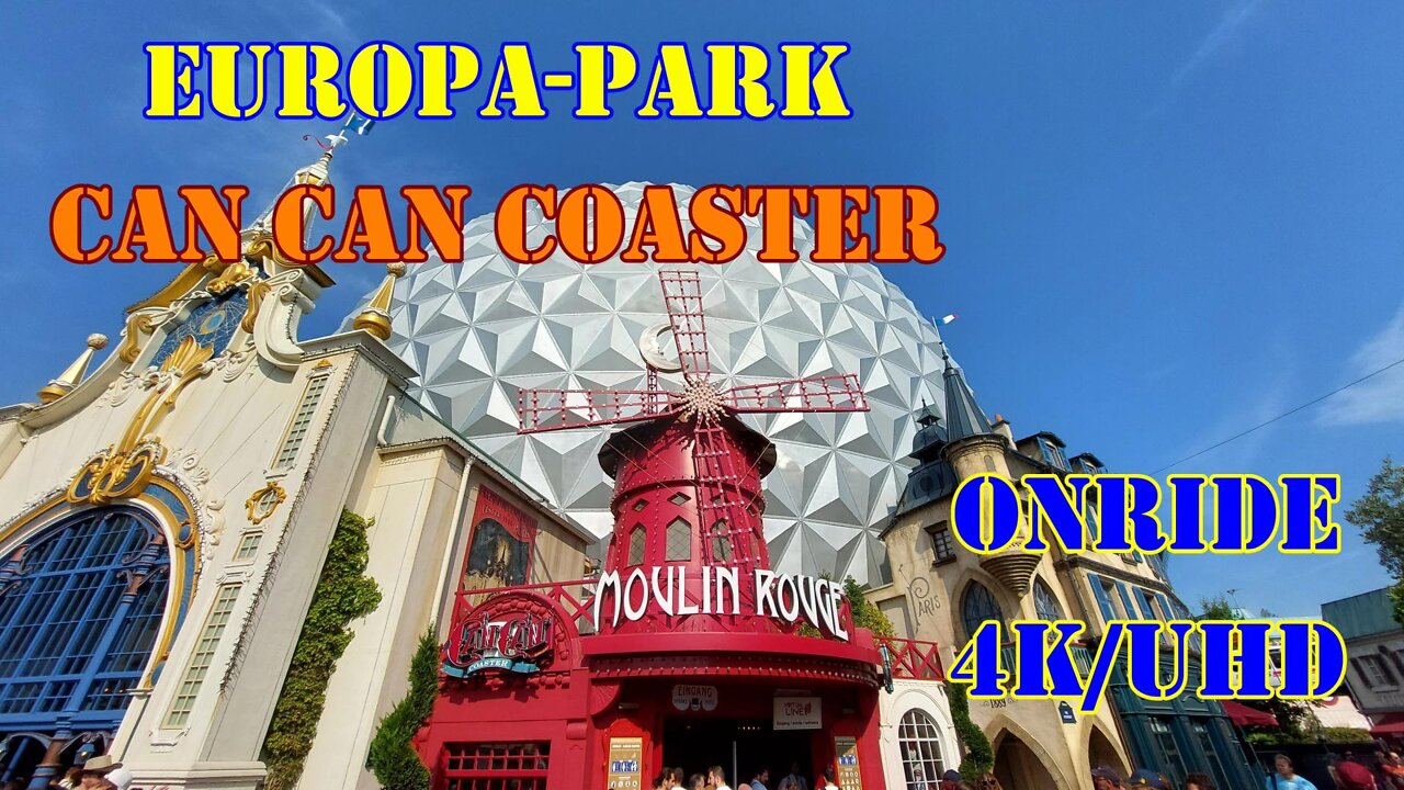 CanCan Coaster onride Europa Park HD 4K enclosed coaster