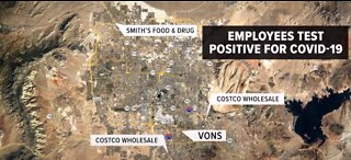 Multiple Vegas stores report COVID-19 positive tests