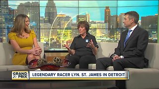 Legendary Racer Lyn St. James stops by Broadcast House