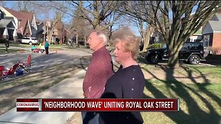 'Neighborhood wave' uniting Royal Oak street