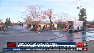 Fire officials working to prevent future abandoned building fires