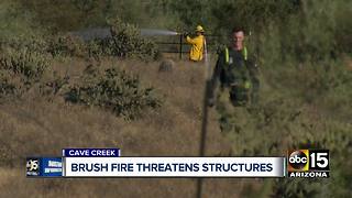 Brush fire breaks out in Cave Creek