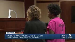 Woman accused of murdering Covington man over $6 makes first court appearance