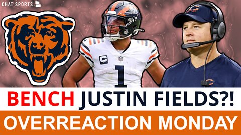 Chicago Bears Overreaction Monday: Bench Justin Fields? Sign Or Trade For A WR?