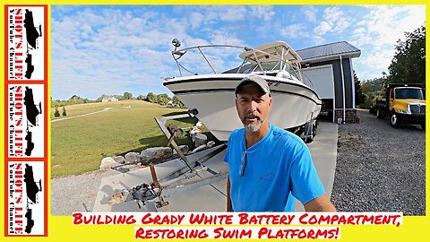 Building Grady White Battery Compartment Covers and Swim Platforms | EPS70 | $10 Boat | Shots Life