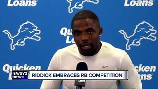 Theo Riddick embraces Lions increased RB competition