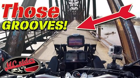 How to ride a motorcycle on grooved roads & grated bridges