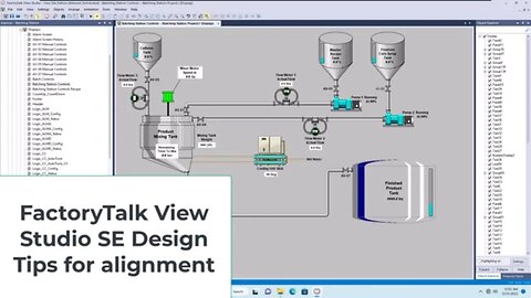 FactoryTalk View Studio SE Design Tips for Alignment