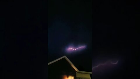 Unusual Colorado lightning on a stormy night. #shortvideo #Storm #lightning #colorado #shorts