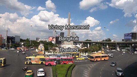 Victory Monument in Bangkok, Thailand