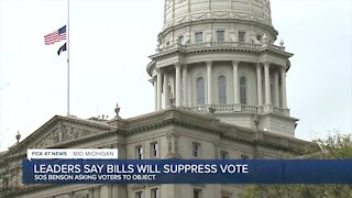 Michigan Secretary of State publicly denounces GOP-backed voter reform bills