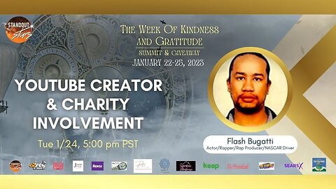 Flash Bugatti - YouTube Creator & Charity Involvement