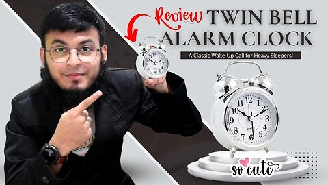 😍 Table Alarm Clock | Twin Bell Alarm Clock | Must Have For Heavy Sleepers ! How to Wake Up Early
