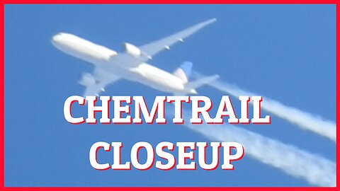 CLOSE UP of United Airlines releasing "Chemtrails" over Brisbane using Nikon P900 Camera.