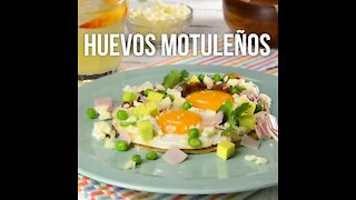 Delicious Motuleños eggs