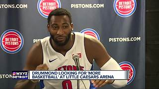 Andre Drummond disappointed Little Caesars Arena isn't more welcoming to Pistons