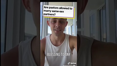 Can gay pastors get married?