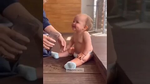 CUTE BABY GIGGLING
