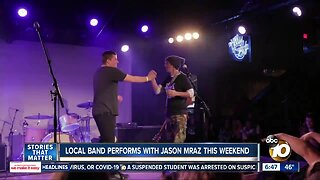 Local band performs with Jason Mraz