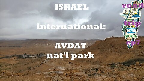 ISRAEL Int'l road trip Ep7: Avdat nat'l park