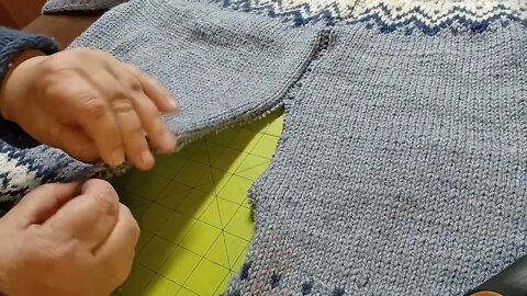 DIY Knitting - Just a Short Steeking Video