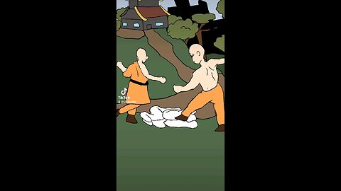 getting jumped by monks