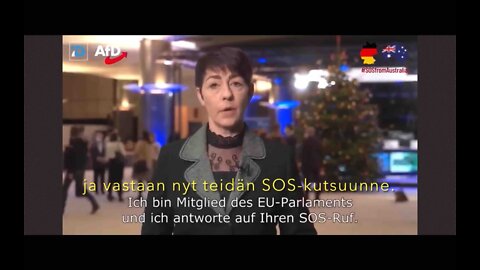 EU-parlamentaarikko osallistuu #SOSfromAustralia -kampanjaan