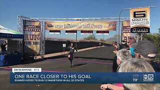 Autistic runner defies odds at Lost Dutchman Marathon in Apache Junction