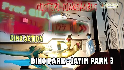 misteri operasi dinosaurus oleh profesor gila dino cloning dino action jatim park 3, jurasic park