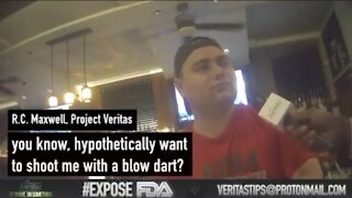 Project Veritas Confronts FDA Blow Dart Guy Over Vaccine Comments