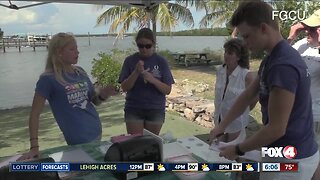 Scientists take water samples from Fort Myers Beach