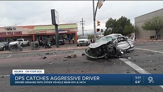 AZDPS responds to three-vehicle crash near I-10 and 6th avenue