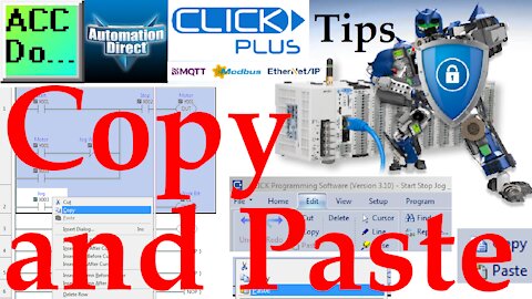 Click PLC Software Copy and Paste