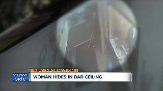 Woman found hiding in the ceiling of Cleveland bar