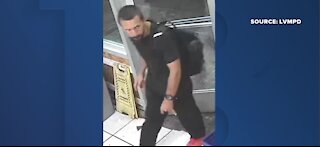 Las Vegas police looking for a man they say shot at store employee