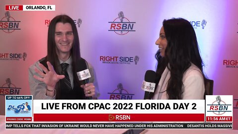 Political Activist Scott Pressler Full Interview with RSBN's own Grace Saldana at CPAC 2022 in FL