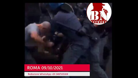 ROMA 09/10/2021 LE IMMAGINI CHE MAI AVREI VOLUTO VEDERE