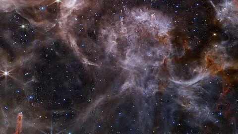 Tarantula Nebula Webb Space Telescope, 4K Crop 3 of 8, STYX AI #space #galaxy #shortvideo #nasa