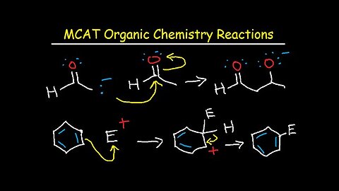 MCAT Organic Chemistry Review Reactions Summary Study Guide Part 2