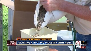 Kansas farmers begin planting hemp