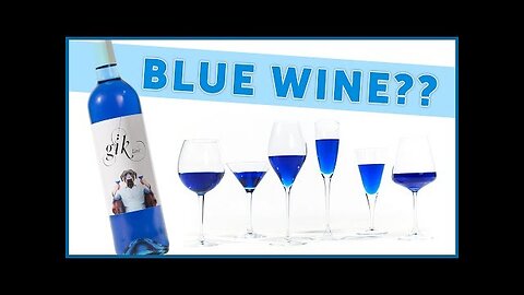 Seth Lui Tries Drinking Blue Wine