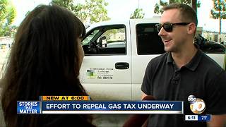 Effort to repeal gas tax underway