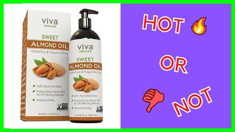 Sweet Almond Oil (REVIEW)