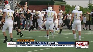 Lincoln Christian defeats Inola, 51-19