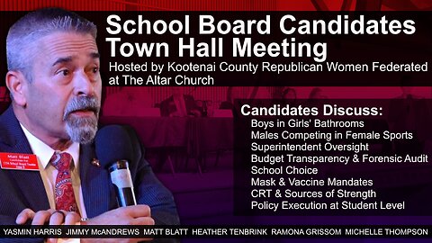KCRWF Presents: The School Board Candidates Town Hall Meeting