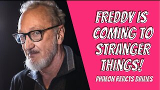 FREDDY IS COMING TO STRANGER THINGS