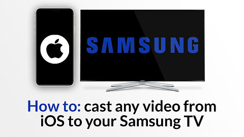 Stream web videos, movies and live tv from iOS to Samsung TV