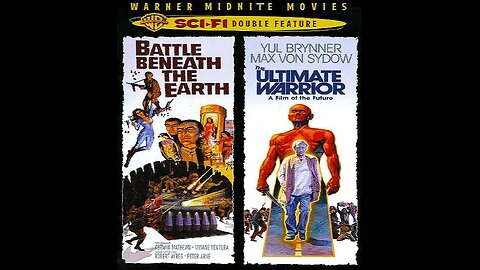 BATTLE BENEATH THE EARTH 1967 & THE ULTIMATE WARRIOR 1975 Science Fiction Action DOUBLE FEATURE